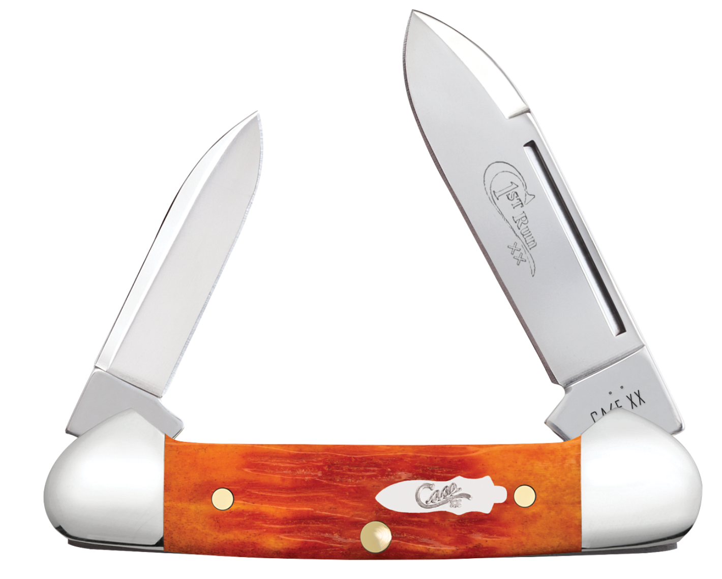 Case Knife 1st Production Tequila Sunrise Bone Crandall Jig Baby Butterbean 87535