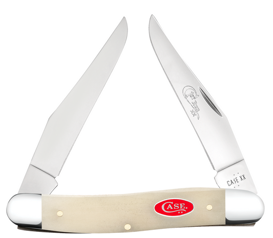 Case Knife Natural Bone Smooth Muskrat 84022 First Production Run