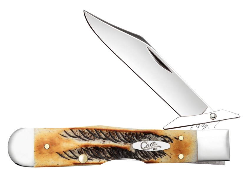 Case Knife 6.5 BoneStag Cheetah Cub 65349