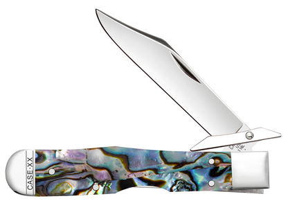 Case Knife Abalone Smooth Cheetah Cub 12040