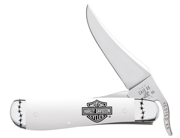 Harley Davidson White Synthetic Smooth RussLock 52249