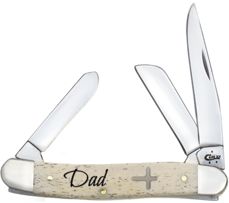 Case Knife Mini Trapper Dad with Cross 2250506
