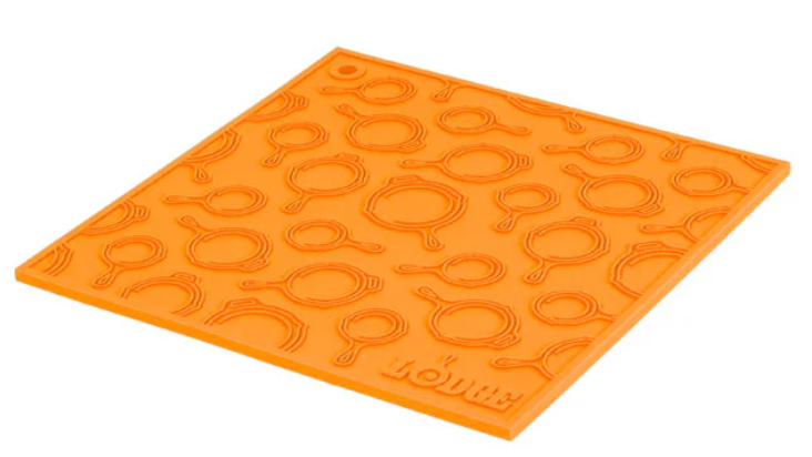 Lodge Orange Silicone Trivet