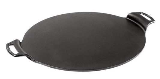 Cast Iron 15" Inch Pizza Pan with Grips