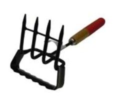 Weed N' Hoe 4 Tine Hand Cultivator