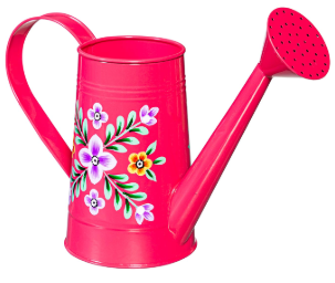 Hand Painted Watering Can