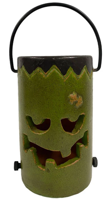 Halloween Cylinder Clay Luminary
