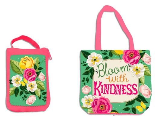 Bloom with Kindness Tote Bag