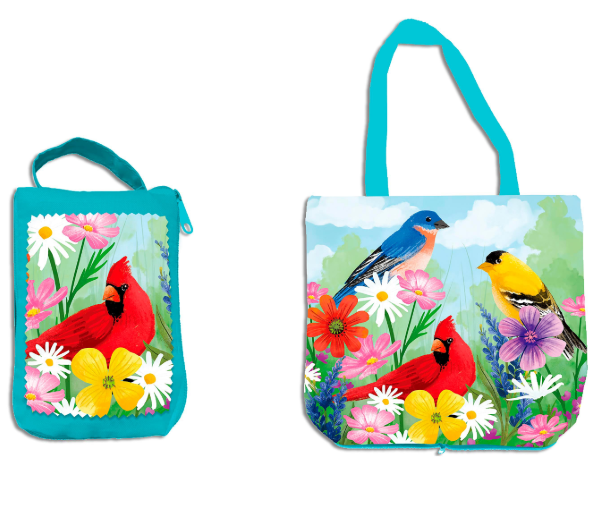 Feathered Trio Tote Bag