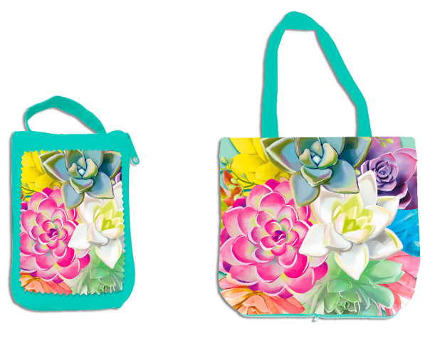 Summer Succulent Tote Bag
