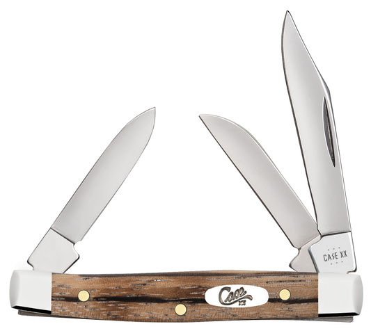 Case Knife Zebra Smooth Small Stockman 25144