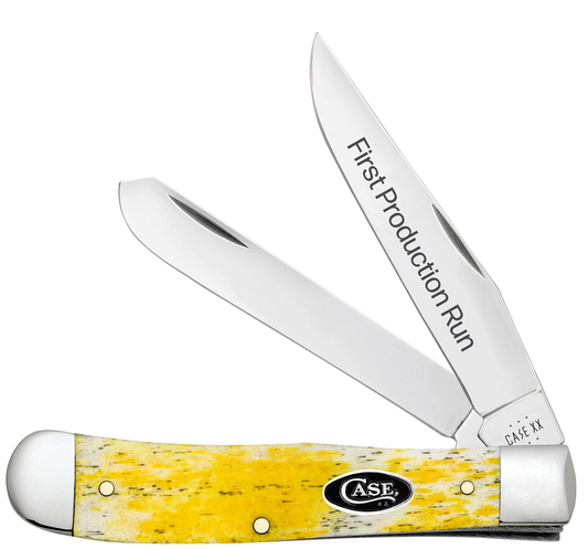 Case Knife Yellow Bone Smooth Trapper 94200