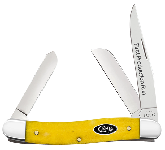 Case Knife Yellow Bone Medium Stockman 94202